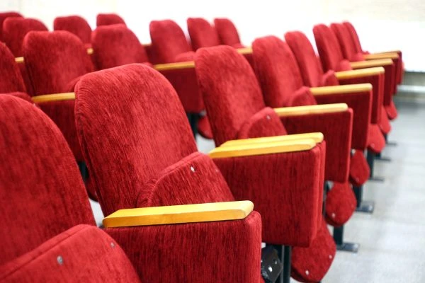 Red theatre seats