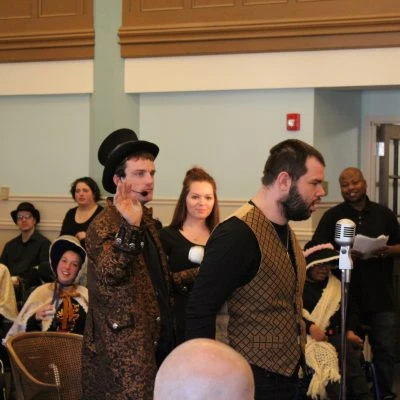 Students of L.I.F.E. Adult Day Academy perform for A Christmas Carol