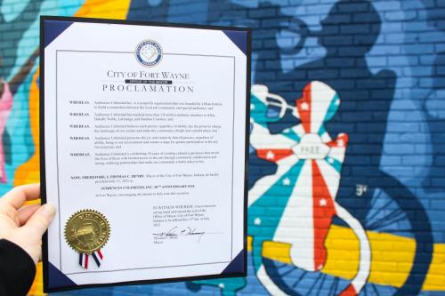 Fort Wayne Inclusion Mural Dedication